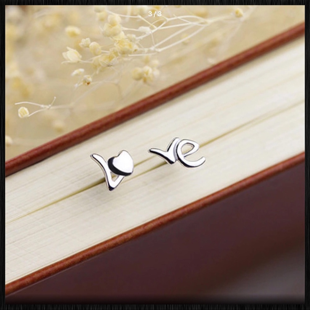 Love Stud Earrings ❤️ - Picture 5 of 5